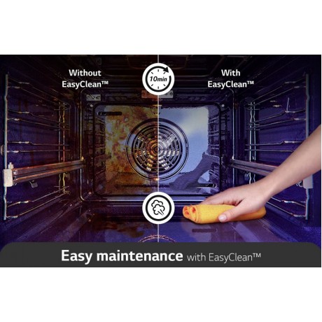 LG WSED7665B InstaView Μαύρος Εντοιχιζόμενος Φούρνος 76lt LG WSED7665B InstaView Μαύρος Εντοιχιζόμενος Φούρνος 76lt