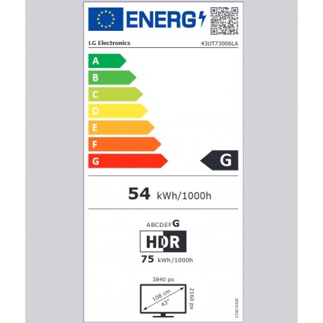 LG 43UT73006LA 43" Τηλεόραση