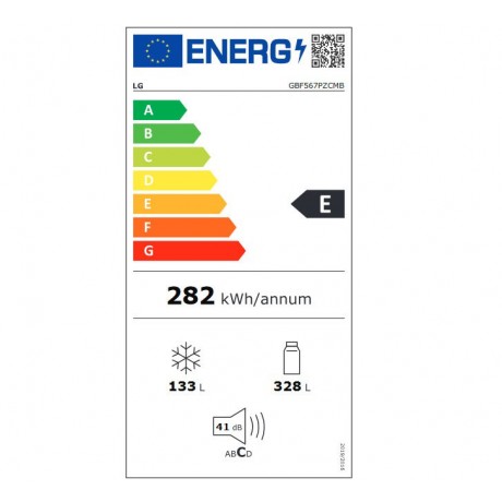 LG GBF567PZCMB Ψυγειοκαταψύκτης 185cm Inox