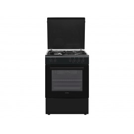 HYUNDAI HCGC26V-72631E/BL Κουζίνα Ηλεκτρική 65lt με Εστίες Αερίου & Ρεύματος 60cm