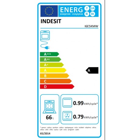 INDESIT I6E5KMW Ελεύθερη Κουζίνα με Εμαγιέ Εστίες 60cm INDESIT I6E5KMW Ελεύθερη Κουζίνα με Εμαγιέ Εστίες 60cm