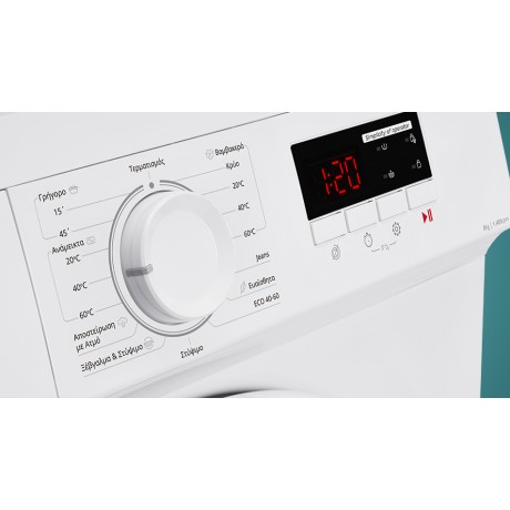 NOBU NBH0814A Πλυντήριο Ρούχων 8kg με δυνατότητα ατμού NOBU NBH0814A Πλυντήριο Ρούχων 8kg με δυνατότητα ατμού