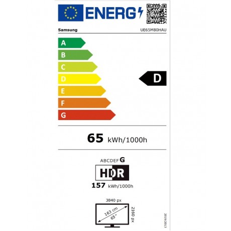 SAMSUNG MINI LED M80H 4K UE65M80HAUXXH AI 65" Τηλεόραση