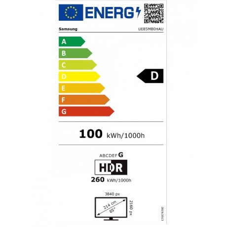 SAMSUNG MINI LED M80H 4K UE85M80HAUXXH AI 85" Τηλεόραση SAMSUNG MINI LED M80H 4K UE85M80HAUXXH AI 85" Τηλεόραση
