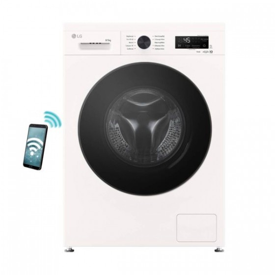 LG W4X1085NWB Πλυντήριο Στεγνωτήριο Ρούχων 8kg/5kg Ατμού 1400 Στροφές LG W4X1085NWB Πλυντήριο Στεγνωτήριο Ρούχων 8kg/5kg Ατμού 1400 Στροφές