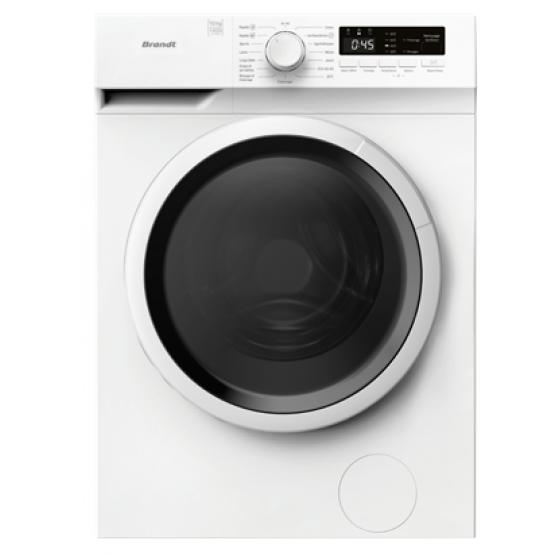 BRANDT WFB503QWG Πλυντήριο Ρούχων 10kg 1400 Στροφών BRANDT WFB503QWG Πλυντήριο Ρούχων 10kg 1400 Στροφών