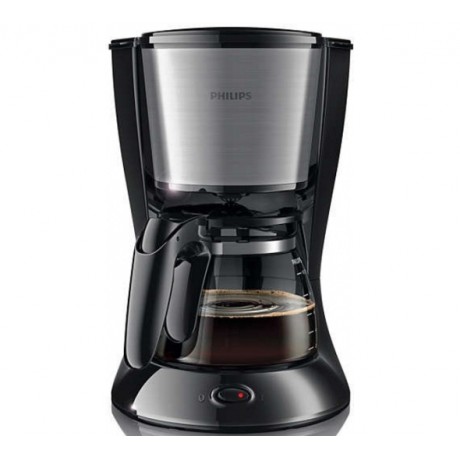 Philips Daily Collection HD 7462/20 Καφετιέρα φίλτρου, 1000W, Χρώμα ανοξείδωτο ατσάλι & μαύρο