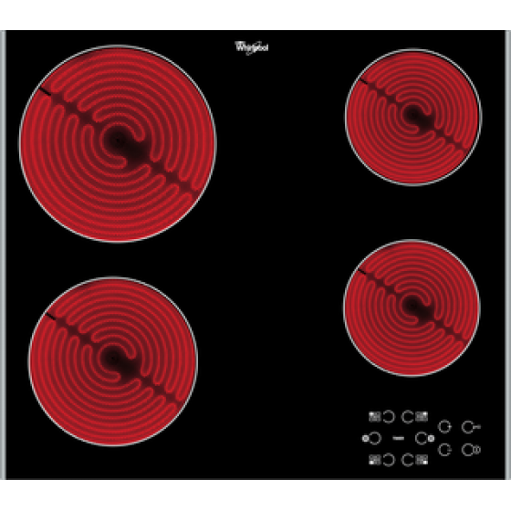 Whirlpool AKT 8090 LX Αυτόνομη Κεραμική Εστία