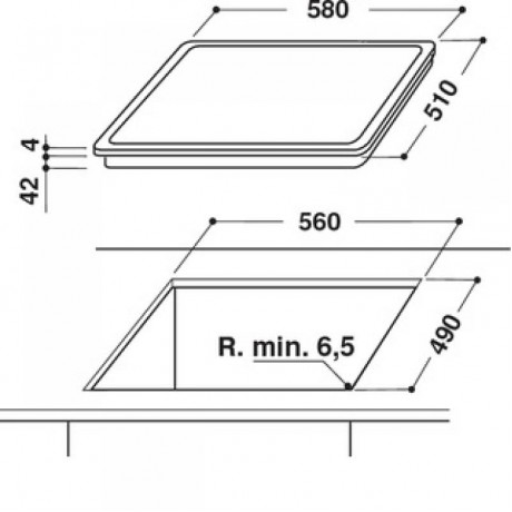 Whirlpool AKT 8090 NE Αυτόνομη Κεραμική Εστία