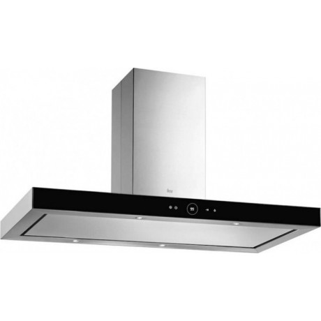 Teka DPL 1185 Island Καμινάδα Οροφής EcoPower 110cm INOX/ΜΑΥΡΗ 