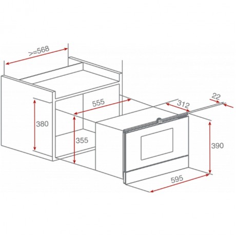 Teka MWR 22 BI Beige 22 Λίτρα, 850 W Μπεζ   