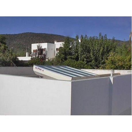 Sole Alpha III Compact Ηλιακός Θερμοσίφωνας 200 λίτρων Glass Διπλής Ενέργειας με 2.2τ.μ. Συλλέκτη