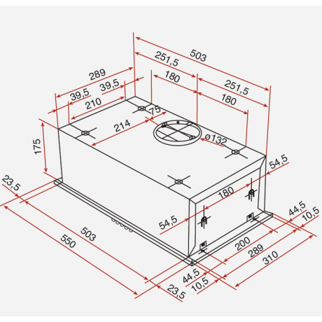 Teka GFH 55 Aπορροφητήρας τζακιού 55 cm 40446700